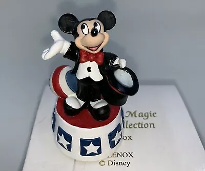 Lenox Disney Grand Master Mickey Mouse Magic Collection Circus Thimble 1-3/4  T • $8