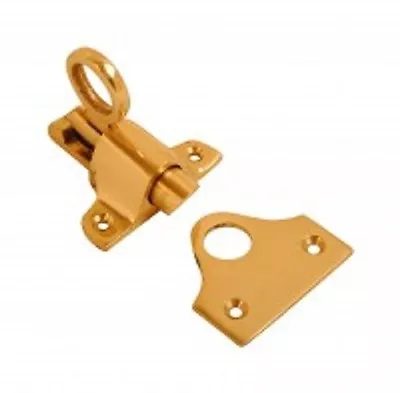 3 X Fanlight Catch Fan Light Latch Solid Brass + Screws • £27.35