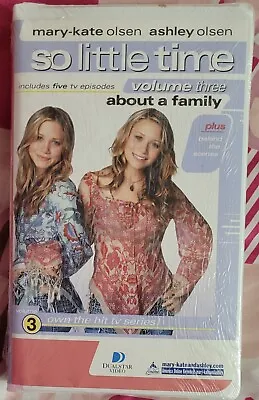 Mary-Kate  Ashley Olsen - So Little Time Vol. 3: About A Family (DVD 2003) • $30