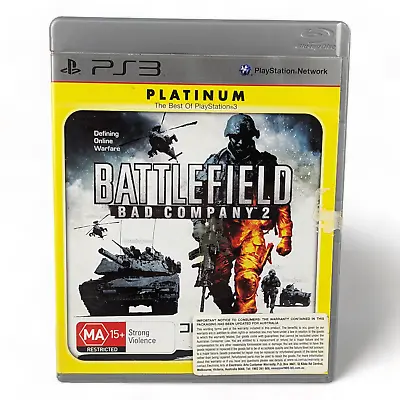 Battlefield: Bad Company 2 Sony PlayStation 3 Game *Complete* • $10.99