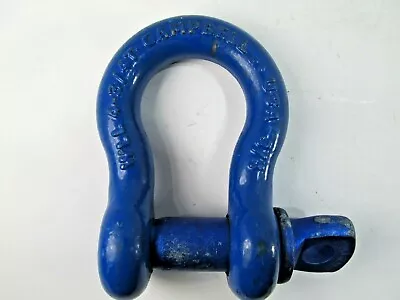 Campbell  Anchor Shackle 4-3/4 Ton 3/4  Inch Screw Pin - Blue • $24.99