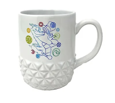 Disney Parks Epcot 40th Anniversary Spaceship Earth Figment Coffee Mug NEW • $22.95