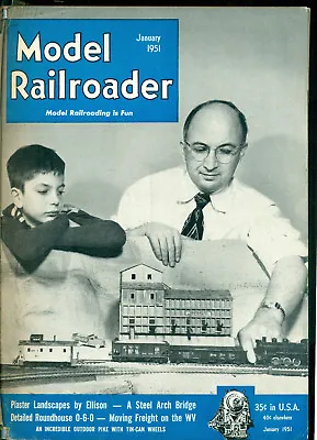 The Model Railroader -- Vol. 18 1951 -- 12 Issues Complete In Black Binder • $22