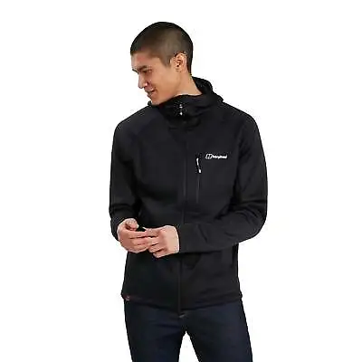 Berghaus Men's Carnot Hooded Fleece Jacket 4A001207BP6 Jet Black NEW • $107.90