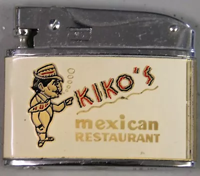 Vintage Kiko's Mexican Restaurant Lighter New York City W/ Box Mastercraft • $75.03