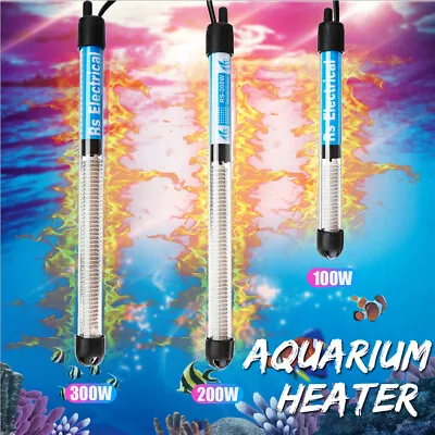 $16.49 • Buy 300W Electrical Aquarium Submersible Heater Tank Fish  Auto Water Thermostat 