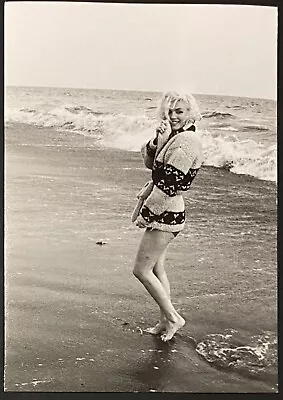 1962 Marilyn Monroe Original Photograph By George Barris Triple Stamped Beach • $3500