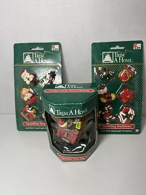 Vintage Kmart Trim A Home Ornaments Bundle Sparkling Traditions And Tree Charm • $13.76