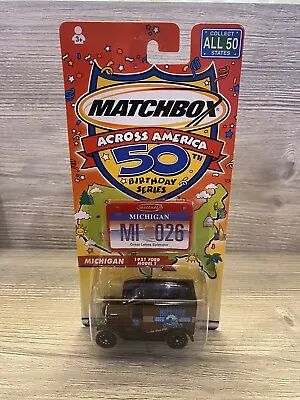 Matchbox Across America Michigan 1921 Ford Model T 50th Birthday Series • $9