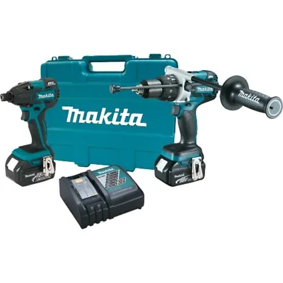 Makita 18V LXT® Lithium‑Ion Brushless Cordless 2‑Pc. Combo Kit - Reconditioned • $299.99