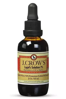 J.CROW'S® Lugol's Solution Of Iodine 2% 2oz • $33.42