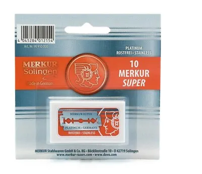 Merkur Double Edge Safety Razor Blades - 10 Ct. + Eyebrow Trimmer • $9.49