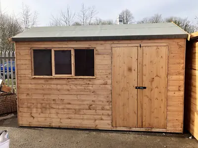 14 X 10 Wooden Shed/Workshop In Various Redwood T&G Claddings And Roof Coverings • £2460