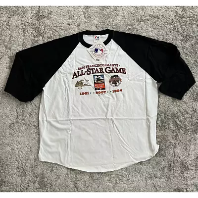 San Francisco Giants Shirt Mens Adult 2XL White Black MLB Baseball All Star Game • $16.99