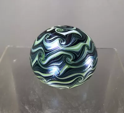 Signed Studio Art Glass Paperweight Orient And Flume 1978 Iridescnt King Tut • $50