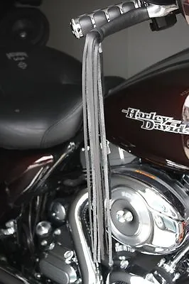 New Heavy Duty Black Leather Motorcycle Clutch Brake Lever Covers W/ 12  Fringe • $26.67
