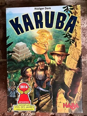 KARUBA Haba Rudiger Dorn Temple Treasure Board Game Hardly Played **PRE-Owned** • $24.99