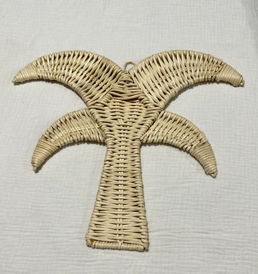 Rattan Nursery Palm Tree Decor Bohemian Baby Decoration • $29
