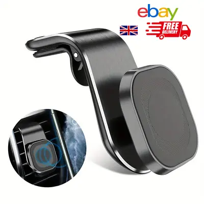 Magnetic Car Mobile Phone Holder Air Vent Mount Universal Dashboard Rotating 360 • £5.90