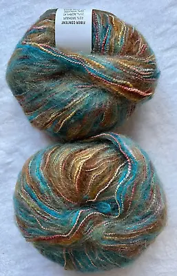 Trendsetter DUNE 2 Balls Mohair Blend Probably #71 Teal • $25