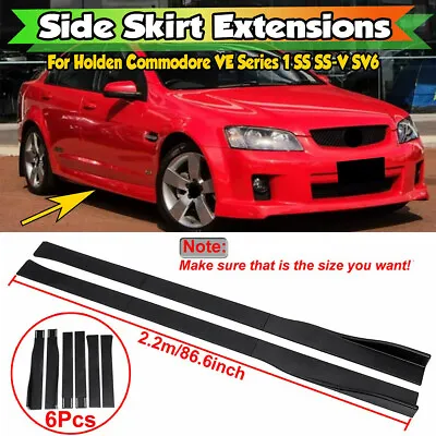 $49.95 • Buy 86  Side Skirt Extension Panel Splitter For Holden Commodore VF VE VY UTE/Sedan