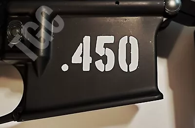 (3) .450 Bushmaster VINYL DECAL AR Airsoft MSR Lower Magwell Sticker Magskins • $4.69