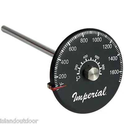 Imperial Flue-Gas Stove Pipe Probe Thermometer 1700f W/ Magnetic Mount KK0166 • $19.89