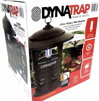 Dynatrap Insect Mosquito Fly Trap 1/2 Acre Uv-led Mounting Hook Included • $76