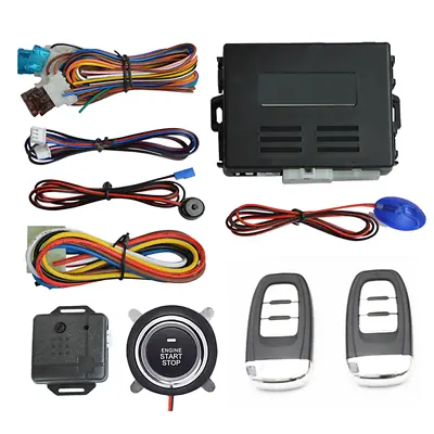 Remote Entry System Kits Ignition Switch Engine Start Stop Car SUV Alarm System • £51.47