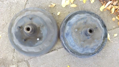 $499.99 • Buy 1940 1941 1942 1946 Ford REAR BRAKE DRUMS HUBS Original Pair 1947 1948