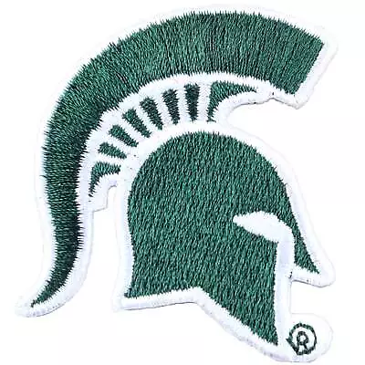 Michigan State Primary Spartan Head Logo Embroidery Iron On Patch Hat Football • $13.99