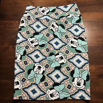 NEW Lularoe Womens Medium Pull On Cassie Skirt Minnie Mouse Casual Disney Cruise • $7.51