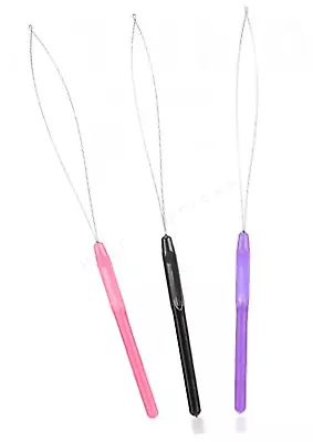 Hair Extensions Wire Pulling Loop Tool X 3 For Nano Ring Or Micro Ring UK Stock • £3.32