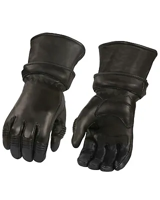 Milwaukee Leather Men's Gel Palm Deerskin Gauntlet Gloves - SH852 • $64.04