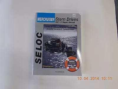  MERCRUISER STERN DRIVE REPAIR SERVICE MANUAL 2001 To 2013 SELOC 3208 • $49.99
