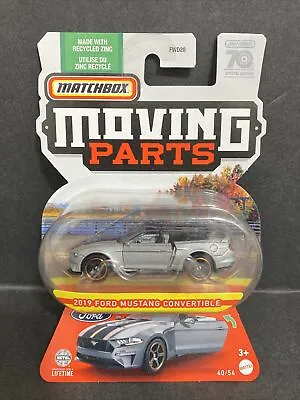 Matchbox Moving Parts 70 Yrs Special Edition ~ 2019 Ford Mustang Convertible • $14