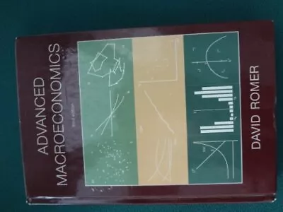 Advanced Macroeconomics By Romer David Hardback Book The Fast Free Shipping • $11.98
