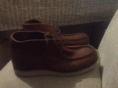 £39.99 • Buy Mens Vintage Hawkins Tan Leather Astronaut Rancheros Boots Size 11 Ee Uk