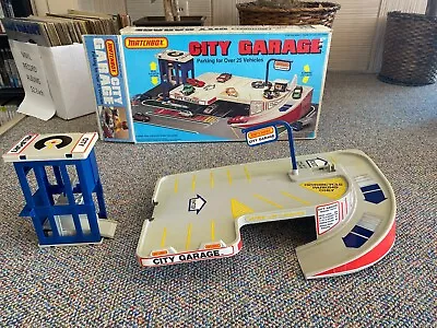 Vtg 1983 Matchbox City Parking Garage InComplete With Original Box As Is • $39.99