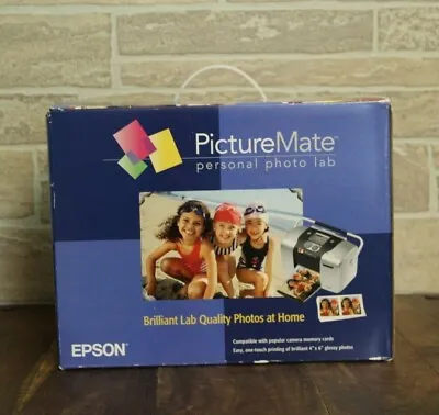 New - Epson PictureMate Personal Photo Lab Inkjet Printer - Factory Sealed  • $69.99