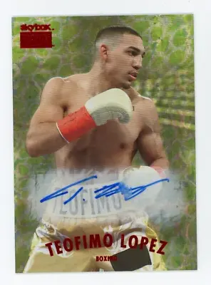 2021 UD Metal Champions Teofimo Lopez Skybox Star Rubies Auto SSP 1:240 Pack • $149.99