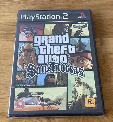 £139.99 • Buy Playstation 2 Grand Theft Auto San Andreas PS2 Black Label Factory Sealed