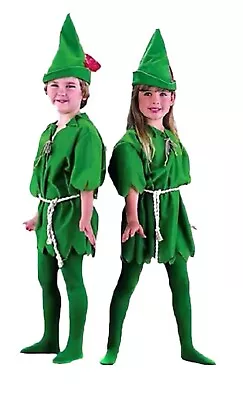 Peter Pan Kids Costume With Hats And Tights • $28