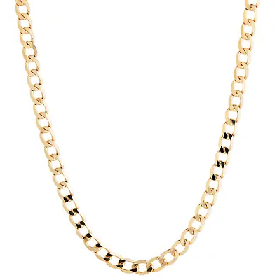 9ct Yellow Gold 20 Inch Curb Chain Necklace 4MM - Solid 9K GOLD- UK HALLMARKED • £206.95