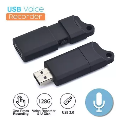 USB Mini Voice Recorder Digital Recording Pen Micro Drive Audio Recording U Disk • $9.83