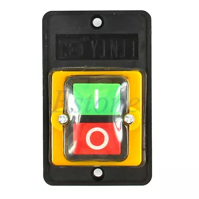Machine Drill Switch 380V 10A KAO-5 ON Motor Plastic Water Proof Push Button • £7.62