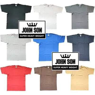 *[JOHN SON](Pack Of 6)Mens Super Heavy Weight Big Size Tall T-shirts [LT~7XLT] • $52.95