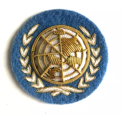 United Nations Wo1/officer Beret Cap Badge - Un Cyprus Mali Sudan Bosnia • £12.99