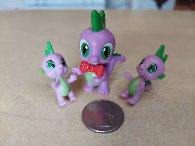 My Little Pony Spike The Dragon Figure Lot Of 3 • $9.99