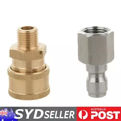 Pressure Washer Adapters 1/4 Quick Connect High Pressure Washer Quick Fittings • $10.99